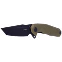 Nóż składany Kubey Carve Nest OD Green G10, Black Coated D2 (KB237B)