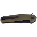 Nóż składany Kubey Carve Nest OD Green G10, Black Coated D2 (KB237B)