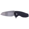 Nóż składany Kubey Hellfire Black G10, Satin D2 (KB075)