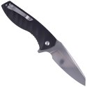 Nóż składany Kubey Hellfire Black G10, Satin D2 (KB075)