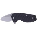 Nóż składany Kubey Hellfire Black G10, Satin D2 (KB075)