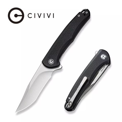 Nóż składany CIVIVI Mini Sandbar Black G10, Satin Finish by Eric Ochs (C20011-1)