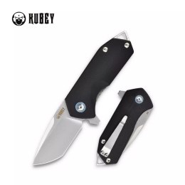 Nóż składany Kubey Knife Campe, Black G10, Sandblast D2 (KU203A)