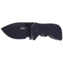 Nóż Kubey Knife Karaji, Black G10, Dark Stonewashed D2 (KU180F)