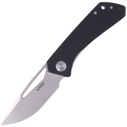Nóż składany Kubey Knife Thalia, Black G10, Bead Blasted D2