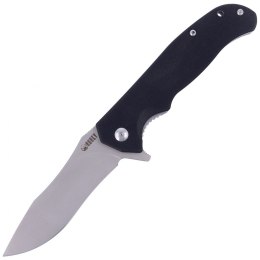 Nóż składany Kubey Knife Nuovo, Black G10, Sandblasted (KU162E-2)