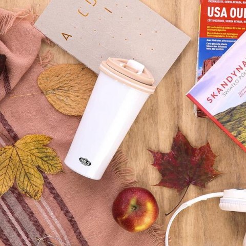 NCB18 BIAŁY KUBEK TERMICZNY NILS CAMP