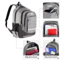 CBC7046 SZARY DAYPACK PLECAK NILS