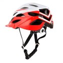 MTW210 BIAŁO-CZERWONY ROZM. L (59-65CM) KASK NILS EXTREME