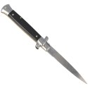 Nóż sprężynowy Frank Beltrame Stiletto Black 23cm (FB 23/37)