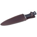 Nóż Muela Caribu Remate Rubber Black, Satin 220mm (CARIBU.G)