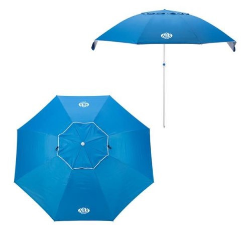 Parasol plażowy XL 220 cm z filtrem UV NILS CAMP NC7822