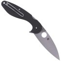 Nóż składany Spyderco Silverax Carbon Fiber / G-10, Plain CPM S30V (C228CFP)