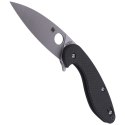 Nóż składany Spyderco Silverax Carbon Fiber / G-10, Plain CPM S30V (C228CFP)