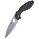 Nóż składany Spyderco Silverax Carbon Fiber / G-10, Plain CPM S30V (C228CFP)