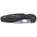 Nóż składany Spyderco Silverax Carbon Fiber / G-10, Plain CPM S30V (C228CFP)