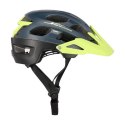 Kask Nils Extreme MTW208 | rozm. L (55-61 cm) granatowo - zielony