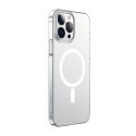 Etui Baseus Crystal Magnetic do iPhone 13 Pro Max (przeźroczyste) + szkło hartowane
