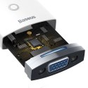 Adapter HDMI do VGA Baseus Lite Series, bez audio (biały)