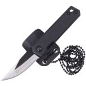 Nóż składany na szyję K25 Pendant Neck Knife Black Aluminium, Satin Titanium Coated (18743)