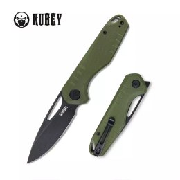 Nóż Kubey Knife Doris, Green G10 ,Darkwashed D2 (KU324C)