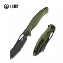 Nóż składany Kubey Drake OD Green G10, Darkwashed AUS-10 by Maksim Tkachuk (KB239B)