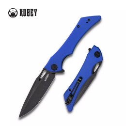 Nóż Kubey Knife Raven, Blue G10, Dark Stonewashed AUS-10 by Jelly Jerry (KB245H)