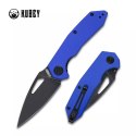 Nóż składany Kubey Coeus Blue G10, Dark Stonewashed D2 (KU122G)