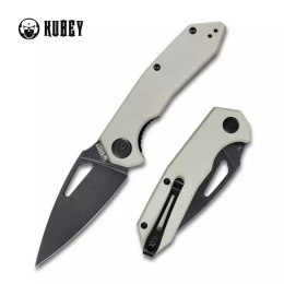 Nóż składany Kubey Coeus Ivory G10, Dark Stonewashed D2 (KU122F)