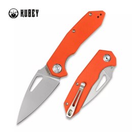 Nóż składany Kubey Coeus Orange G10, Bead Blasted D2 (KU122D)