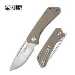 Nóż Kubey Knife Thalia, Tan G10, Satin D2 (KU331F)