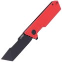 Nóż składany Kubey Avenger Outdoor Red G10, Dark Stonewashed D2 (KU104D)