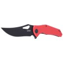 Nóż składany Kubey Phemius Red G10, Dark Stonewashed D2 (KU149C)