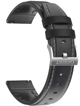 Pasek do Smartwatch Giewont GW440 GWP440-2 - Leather Black