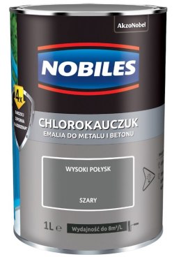 NOBILES NOBILES EMALIA CHLOROKAUCZUKOWA SZARY JASNY RAL 7035 0.9L
