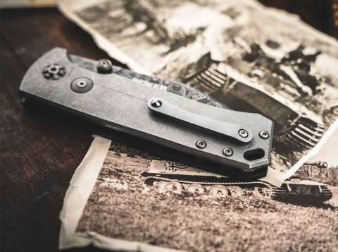 Nóż Boker Manufaktur Solingen Tiger-Damascus z ostrzem mozaikowym