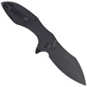 Nóż Kubey Knife Noble, Black G10, Dark Stonewashed D2 (KU236F)