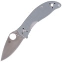 Nóż składany Spyderco Alcyone G-10 Grey, CTS BD1N Plain (C222GPGY)