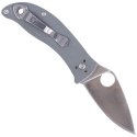 Nóż składany Spyderco Alcyone G-10 Grey, CTS BD1N Plain (C222GPGY)