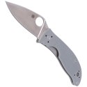 Nóż składany Spyderco Alcyone G-10 Grey, CTS BD1N Plain (C222GPGY)