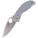 Nóż składany Spyderco Alcyone G-10 Grey, CTS BD1N Plain (C222GPGY)