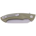 Nóż składany Kubey Anteater OD Green G10, Sandblast D2 (KU212B)