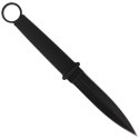 Nóż K25 Tactical Botero Dagger Black Rubber, Titanium Coated (31892)