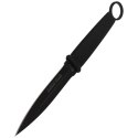 Nóż K25 Tactical Botero Dagger Black Rubber, Titanium Coated (31892)