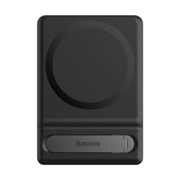Uchwyt obrotowy podstawka Baseus Foldable Magnetic do iPhone MagSafe (czarny)