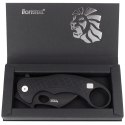 Nóż składany LionSteel L.E.One Karambit Black Aluminium, Chemical Black MagnaCut by Emerson Design (LE1 A BB)