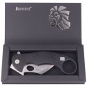 Nóż składany LionSteel L.E.One Karambit Black Aluminium, Stonewashed MagnaCut by Emerson Design (LE1 A BS)