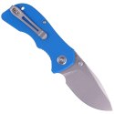 Nóż składany Kubey Karaji Blue G10, Satin D2 (KU180G)