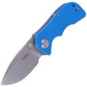 Nóż składany Kubey Karaji Blue G10, Satin D2 (KU180G)