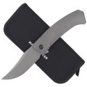 Nóż składany WE Knife Shuddan Gray Titanium, Gray Stonewashed CPM 20CV by Rafal Brzeski (WE21015-4)